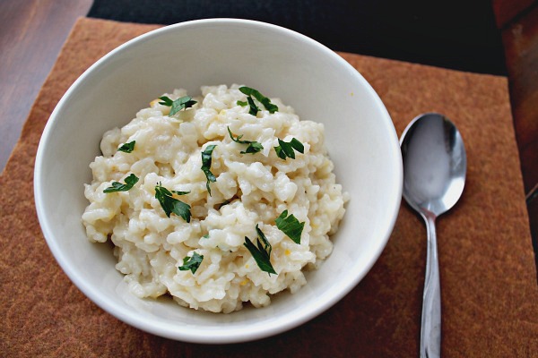 Baked Lemon Coconut Risotto