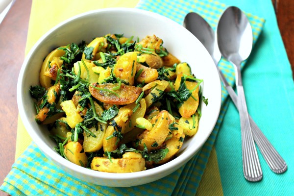 Cilantro Potatoes 1