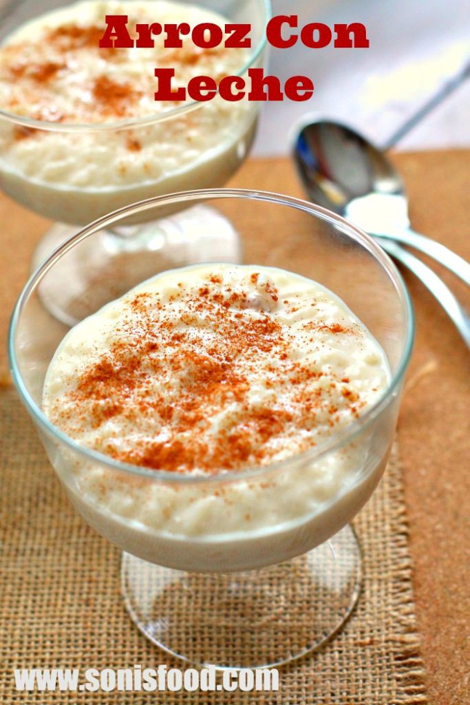 Arroz Con Leche (Rice Pudding) : Soni's Food