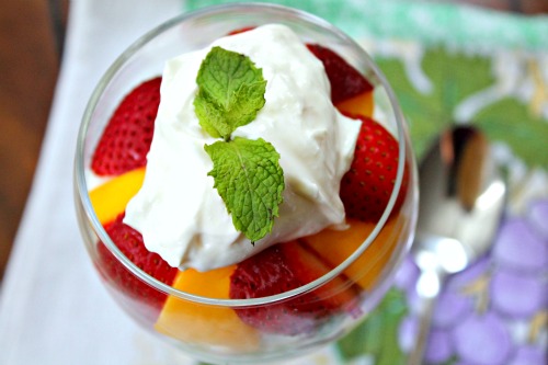 Mango and Strawberry Cream : Soni's Food